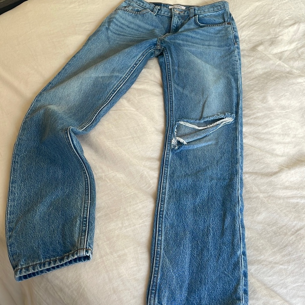 Indigo Stone Washed RE/DONE Jeans Straight leg Size 24